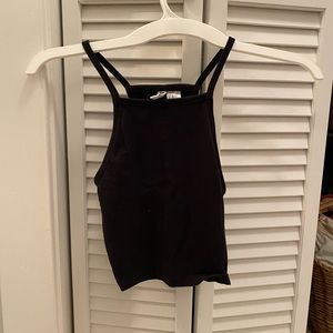 Black crop top